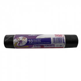 10 SACS POUBELLE PEBD 22 MICRONS 50 LITRES - MOBY-BAG