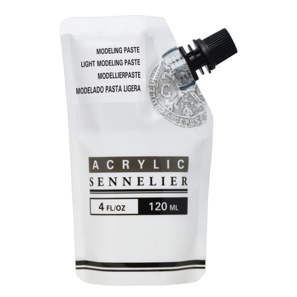 photo-Médium - Modeling Paste - Peinture acrylique - Sennelier - Sachet de 120ml