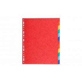 Intercalaires XXL - 24x29,7cm - 12 Positions - Exacompta