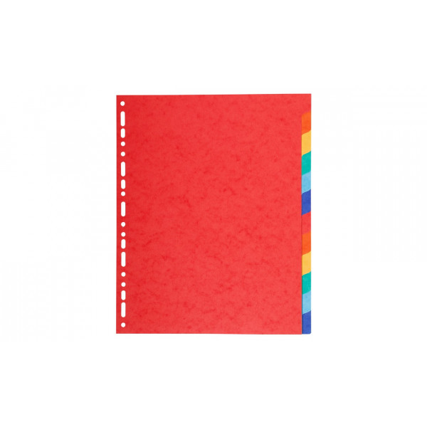 Intercalaires XXL - 24x29,7cm - 12 Positions - Exacompta