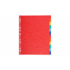 Intercalaires XXL - 24x29,7cm - 12 Positions - Exacompta