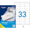 3300 Étiquettes Blanches - A4 - 70X25Mm - Multi-Usage - Agipa 119007 | Surdiscount