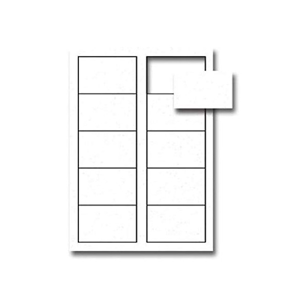 120 Cartes De Visite Imprimable Prédécoupée - Apli Scw6260 | Surdiscount