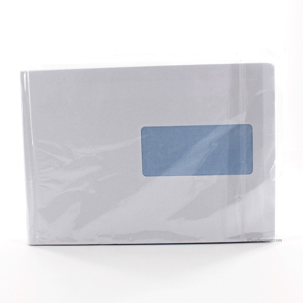 50 Enveloppes Blanches A Fen√Ätre A5 Format C5 - Gpv | Surdiscount