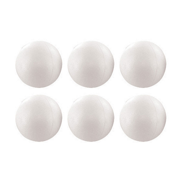 photo-6 boules - Polystyrène - A décorer - Boule de noël à personnaliser - 5 cm diamètre