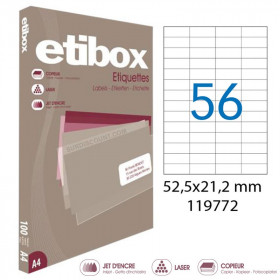 Boite De 5600 Étiquettes - Format 52,5X21,2Mm - Etibox - Apli 119772 pas cher