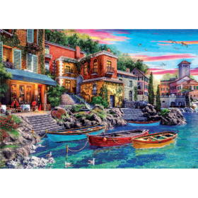 Puzzle - 3000 pièces - Coucher de soleil à Côme - 120 x 85 cm - Educa