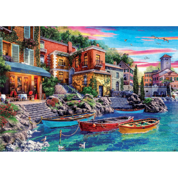 Puzzle - 3000 pièces - Coucher de soleil à Côme - 120 x 85 cm - Educa