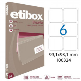 Boite De 600 Étiquettes - Format 99,1X93,1Mm - Etibox - Apli 100324 pas cher