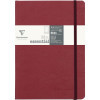 Carnet - Dessin - Ecriture - A5 - Couverture effet cuir - 192 pages - Rouge - Clairefontaine