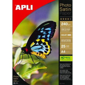 photo-Papier photo - Satiné - Photosatin - A4 240 g 25 feuilles - Apli