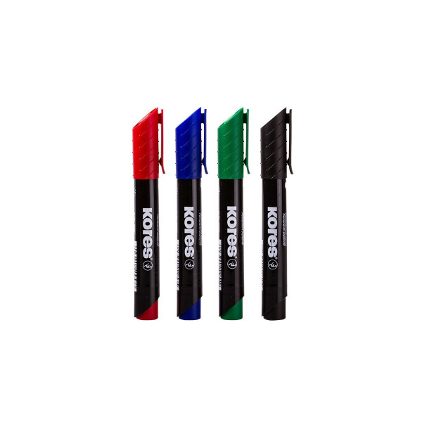 Marqueur Permanent "K Marker" - Pointe Ogive - Kores - Noir | à seulement 0,99 €