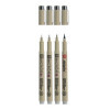 Feutres - Dessin - Esquisse - Pigma Micron 05 - Sakura - Gris froid clair - 4 tailles
