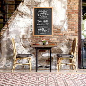 Tableau Mural Ardoise Bois 40X60Cm | à seulement 19,99 €