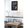 Acheter Tableau Mural Ardoise Bois 40X60Cm