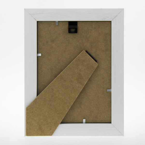 Cadre photo - Format photo 10x15cm - Format cadre 14x19cm - Blanc - A poser
