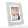 Cadre photo - Format photo 10x15cm - Format cadre 14x19cm - Blanc - A poser