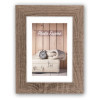 photo-Cadre photo - Format photo 15x20cm - Format cadre 19x24cm - Marron