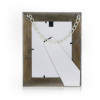 Cadre photo - Format photo 10x15cm - Cadre 17x22cm - Bois - Vintage - Blanc
