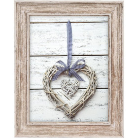 photo-Cadre photo - Format photo 20x30cm - Format cadre 24x35 cm- Marron - Vintage
