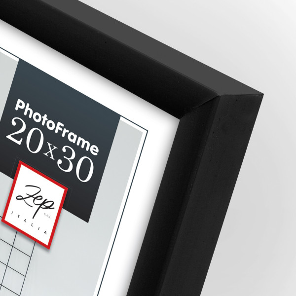 Cadre photo - Format photo 21x29,7cm - Cadre 31x22cm - Noir