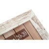 Cadre photo - Format photo 20x20cm - Cadre 25x25cm - Bois - Blanc - Vintage