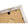 Cadre photo - Format photo 20x20cm - Cadre 25x25cm - Bois - Blanc - Vintage