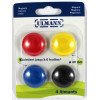 4 Aimants Couleur 30Mm - Ulmann pas cher