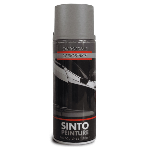 Bombe de peinture pour carrosserie - antirouille gris - Sinto pas cher