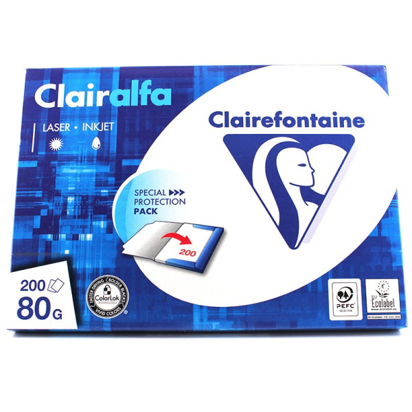 200 Feuilles - Papier Clairefontaine Clairalfa - A4 - 80Gr - 1979Hoc pas cher