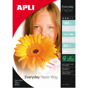 photo-Papier photo - Brillant - Everyday - A4 180 g 20 feuilles - Apli
