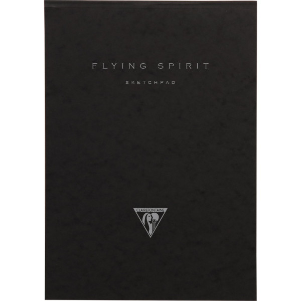 Carnet Dessin Noir Flying Spirit A4 - 50 Feuilles - 90G - Clairefontaine pas cher