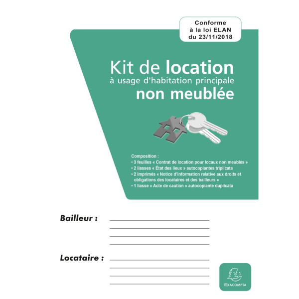 Kit - Dossier de location - 41E - Exacompta