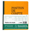 Registre Position De Compte - 21X19Cm - Exacompta pas cher