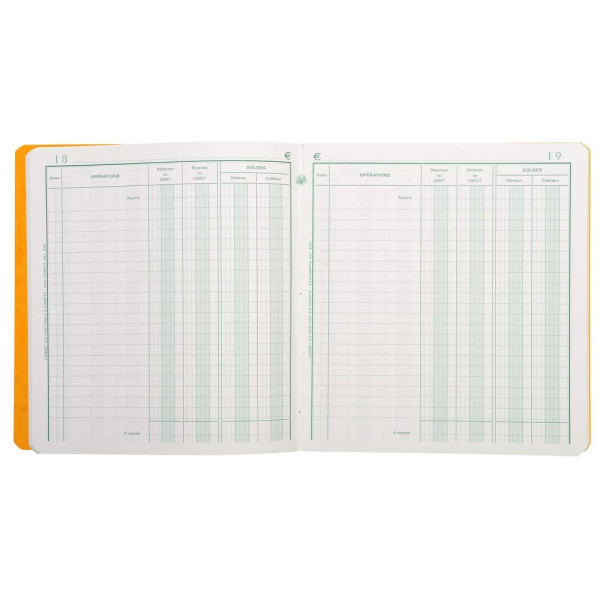 Registre Position De Compte - 21X19Cm - Exacompta | Surdiscount