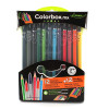 Colorbox Boîte De 12 Crayons Triangulaires De Couleur Et 12 Feutres Lavable Ulmann pas cher