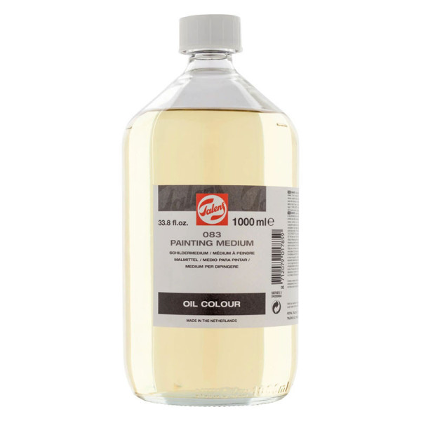 Médium à peindre - Peinture à l'huile - Fluidifie - Augmente la brillance - 1L - Talens