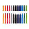 Feutres de coloriage - Pour enfant - Grosse pointe - 12 couleurs - Bruynzeel