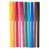 Feutres de coloriage - Pour enfant - 10 couleurs - Encre lavable - Pointe moyenne