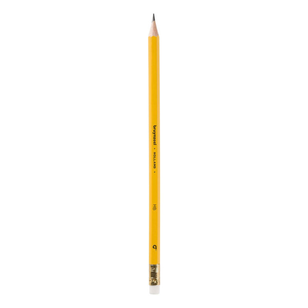 Crayon graphite - HB - Pour l'école - Embout gomme blanche
