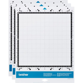 ScanNcutSDX - Brother - 3 supports adhésif à faible adhérence - 30,5x30,5cm
