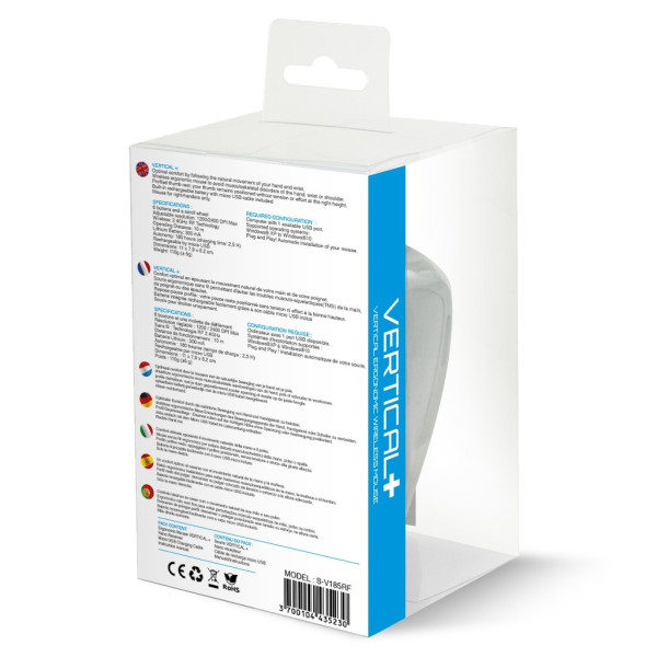 Acheter Souris Sans Fil Verticale - Advance | à seulement 19,99 €