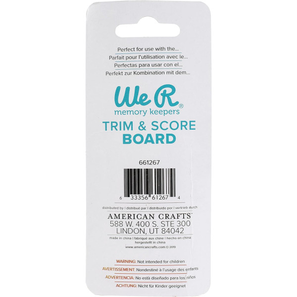 2 lames de remplacement - Massicot Trim and Score Board 66099 - We R