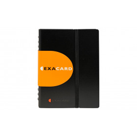 Porte Cartes De Visite Détachable Exacard Exactive 120 Cartes - 20X14,5Cm - Exacompta | Artmania