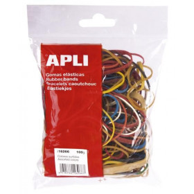 photo-Bracelets élastiques assortis en sachet 100 grammes - Apli