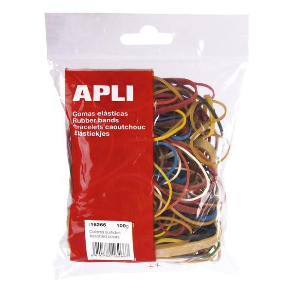 photo-Bracelets élastiques assortis en sachet 100 grammes - Apli