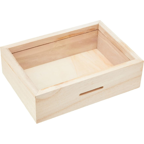 Tirelire - Cadre - Rectangulaire - Bois - 12x17x5cm - A personnaliser - Artemio