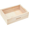 Tirelire - Cadre - Rectangulaire - Bois - 12x17x5cm - A personnaliser - Artemio