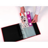 Classeur - Rangement pour motifs de tampons transparents - 15 pochettes - 25x22cm