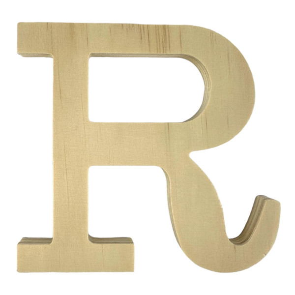 Lettre en bois - R - A personnaliser - 11,5 cm - Scrapbooking - Loisirs créatifs